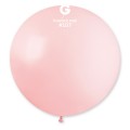 Шар - Сюрприз НОВЫЙ (без полос) 31"(80см) Пастель ПУДРОВО - РОЗОВЫЙ (Marshmallow Powder Pink)
