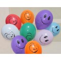 Смайлик 12"(30см) ПАСТЕЛЬ ассорти ( 2 штампа ) 