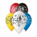 Пиратский Корабль 13"(33см) АССОРТИ пастель (круговая печать) ИТАЛИЯ 450